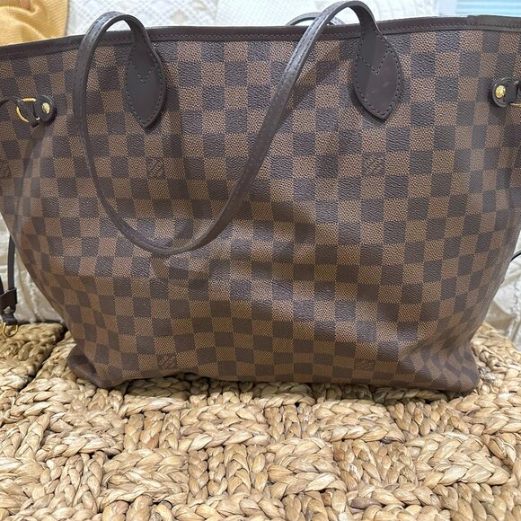 LOUIS VUITTON Damier Ebene Neverfull Tote - Picture 1 of 16